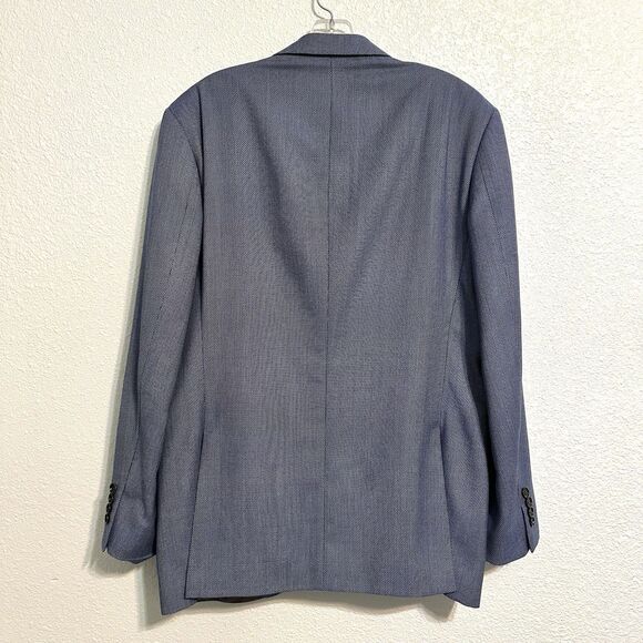 Hugo Boss The James Men's Size 42R Blue Wool Sport Coat Blazer Jacket 2-Button - Picture 2 of 16